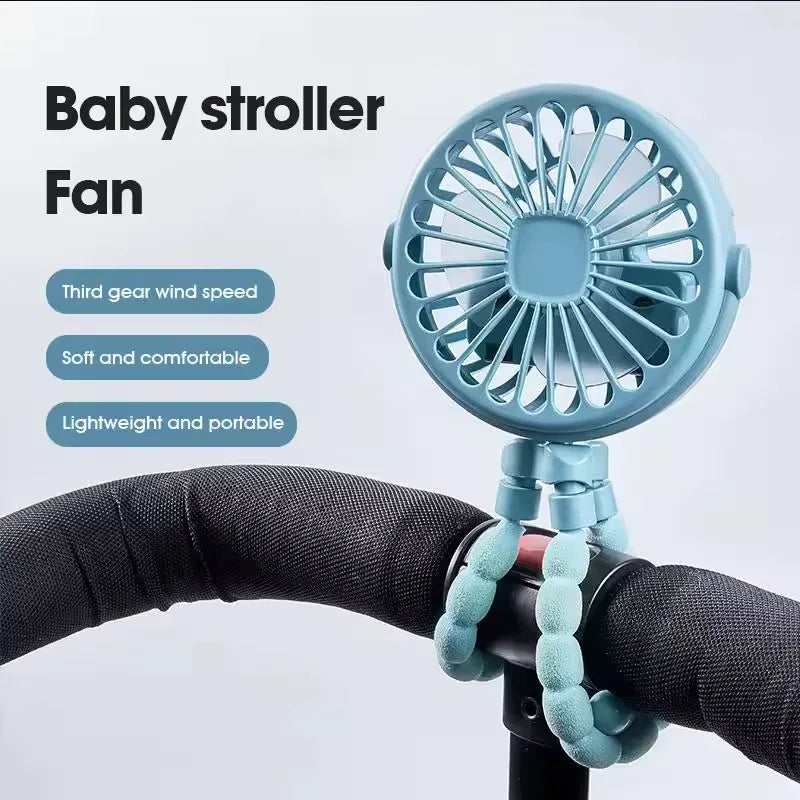 Tripod Style Hand Fan – Portable Rechargeable Cooling Fan