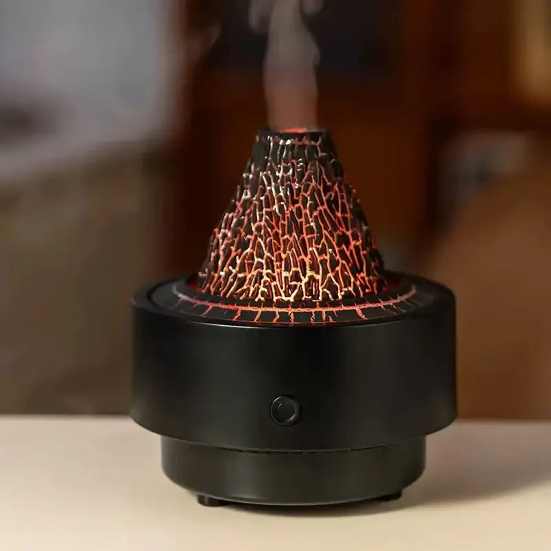 Flame Lava Aroma Diffuser – LED Ultrasonic Humidifier