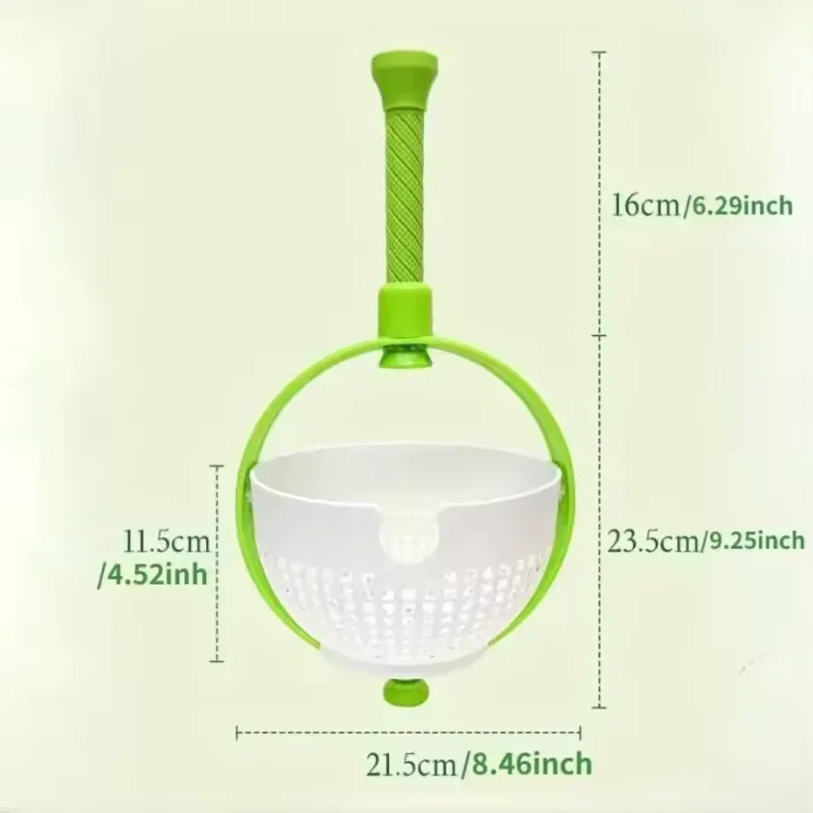 Rotating Drainage Basket – Vegetable & Fruit Spinner