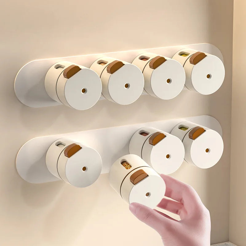 Precision Push-Button Spice Dispenser – Measured Salt & Seasoning Shaker