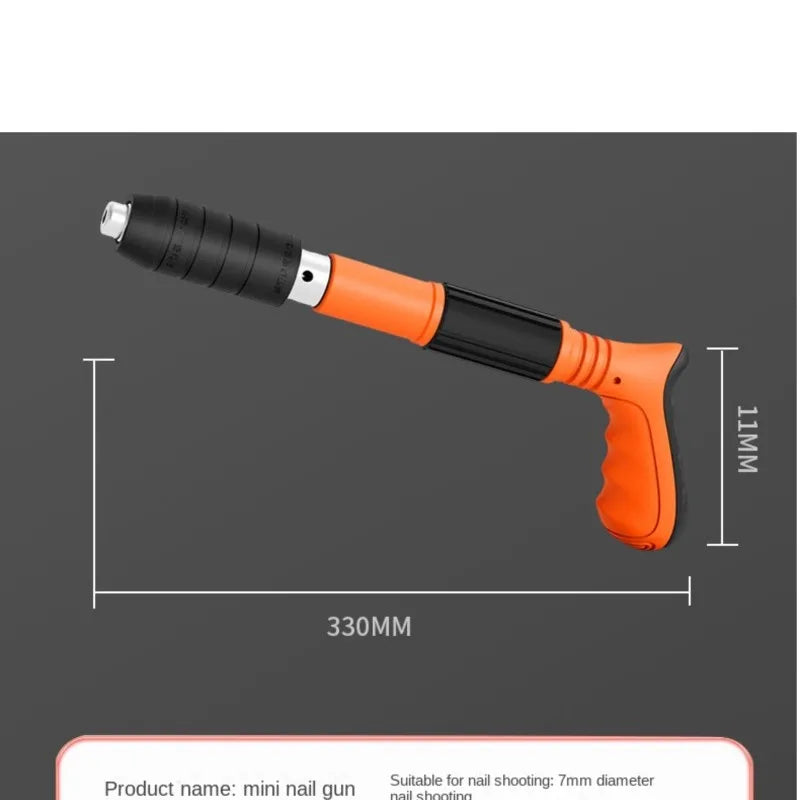 Heavy-Duty Concrete Nail Gun Kit – Steel Power