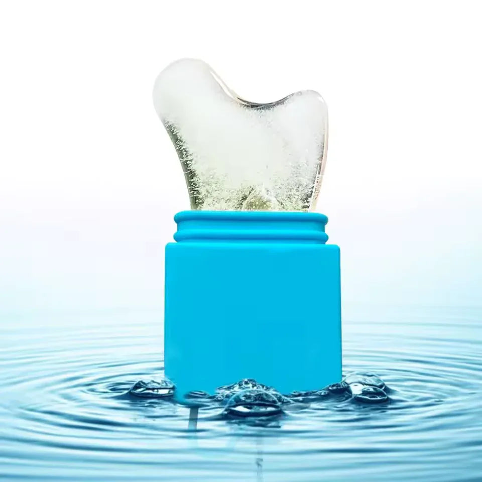 Silicone Ice Face Roller – Gua Sha Cold Therapy for Skin Care