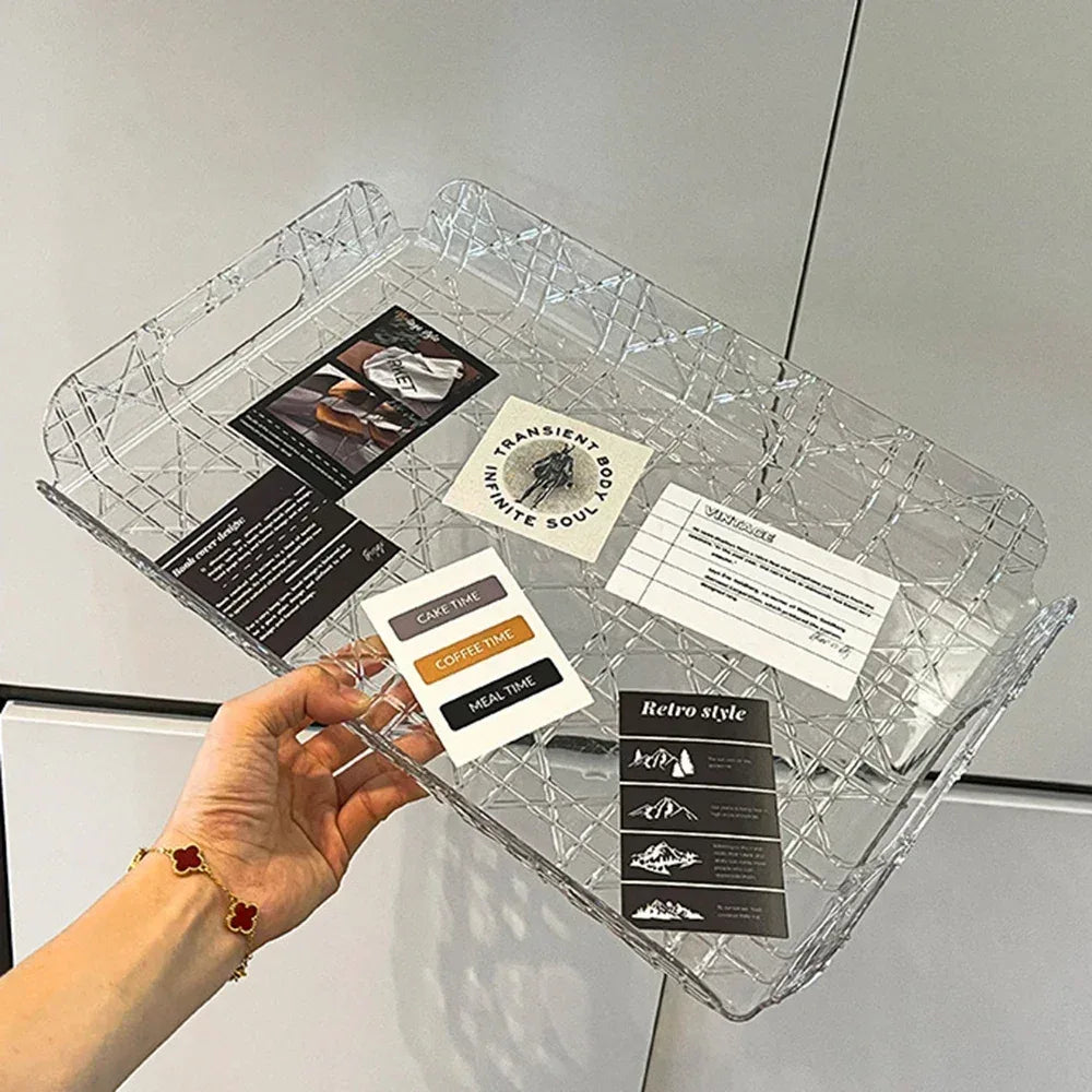 Luxury Rectangular Storage Tray