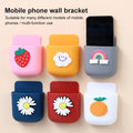Punch-Free Wall Mounted Organizer Box – Remote & Phone Holder (Random Color)