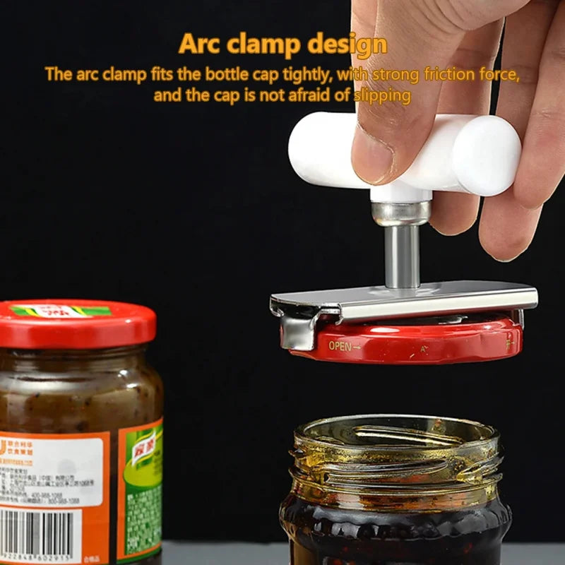 Heavy-Duty Stainless Steel Jar Opener Tool