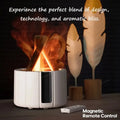 Premium Bonfire Humidifier – LED Flame Effect Aroma Diffuser