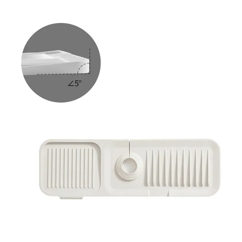 Kitchen Silicone Splash Pad – Sink Faucet Protector