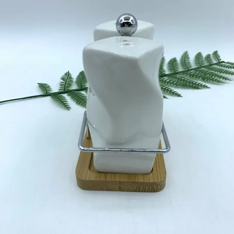 Nordic Ceramic Spice Jar Set – Creative Seasoning Box