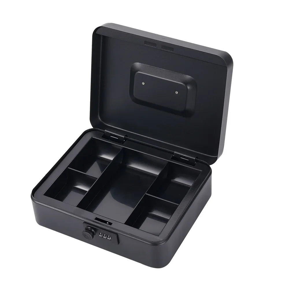 Metal Cash Box with Lock | Secure Money Storage