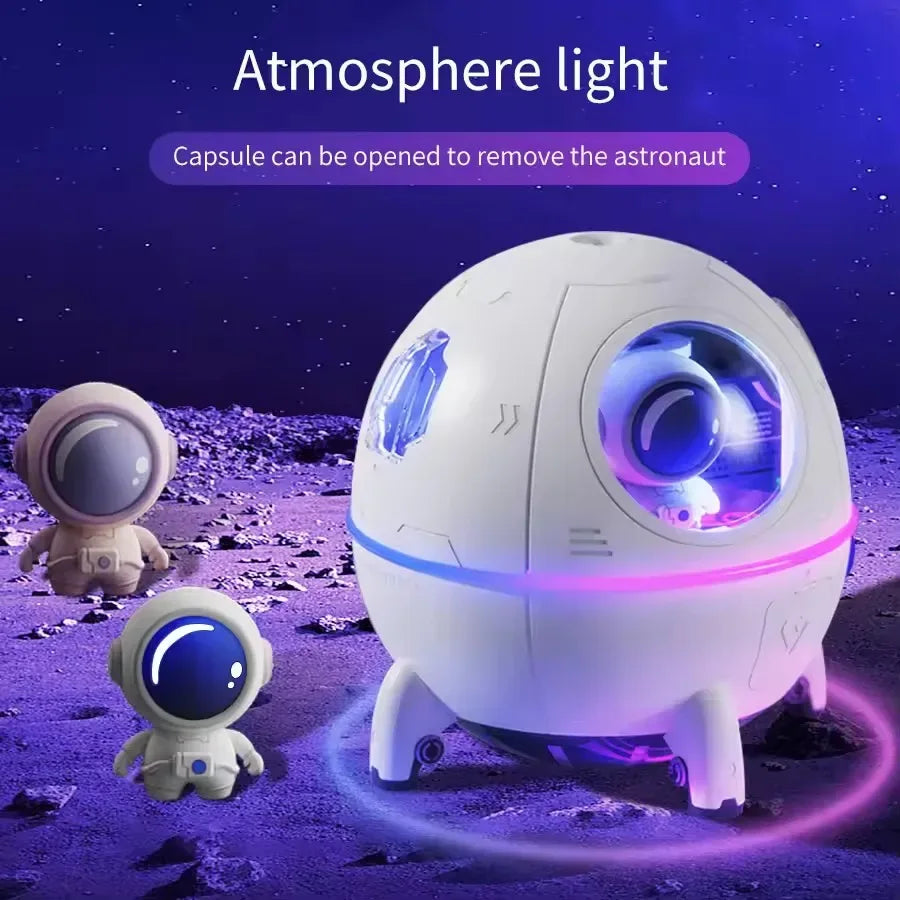 Space Capsule Astronaut Air Humidifier with LED Light