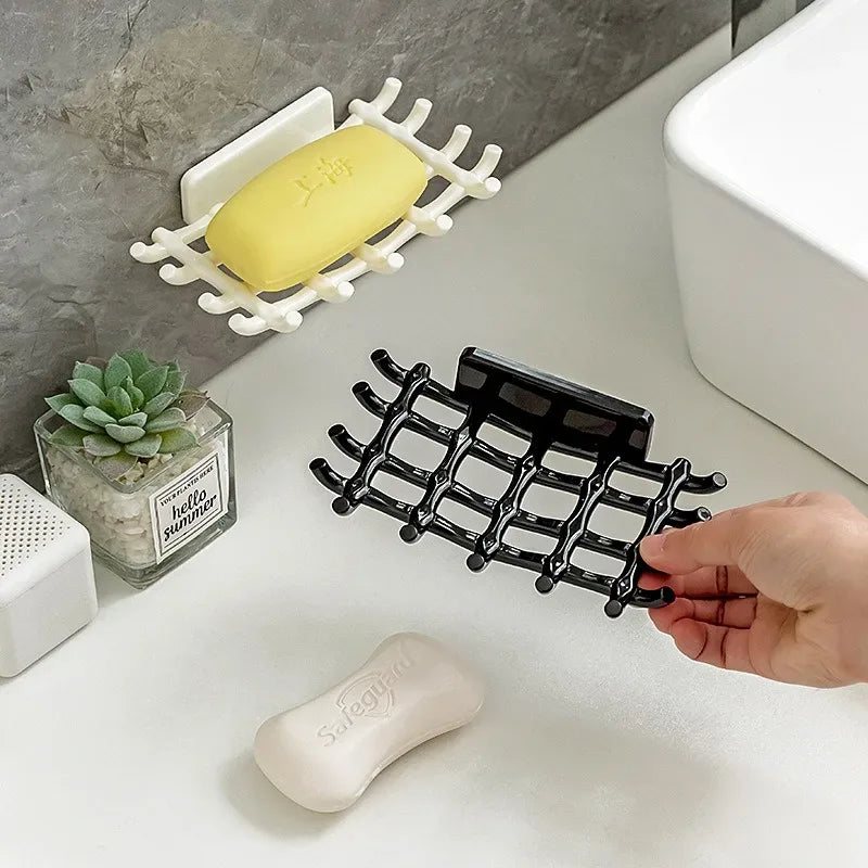 Wall Mounted No-Punch Self-Adhesive Soap Holder (Each)