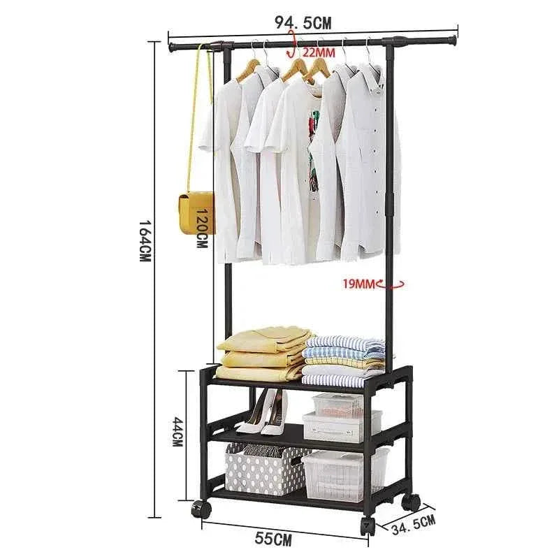 Multi-Functional Shoe Hat Rack for Space-Saving Organization