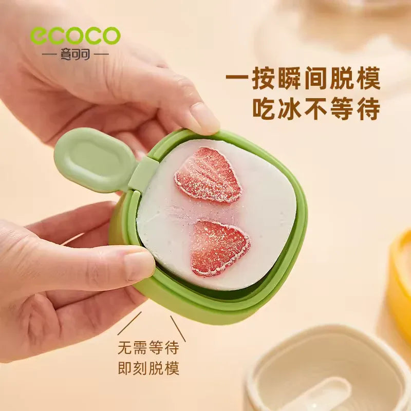 Reusable Silicone Popsicle Mold Set – DIY Ice Cream Maker