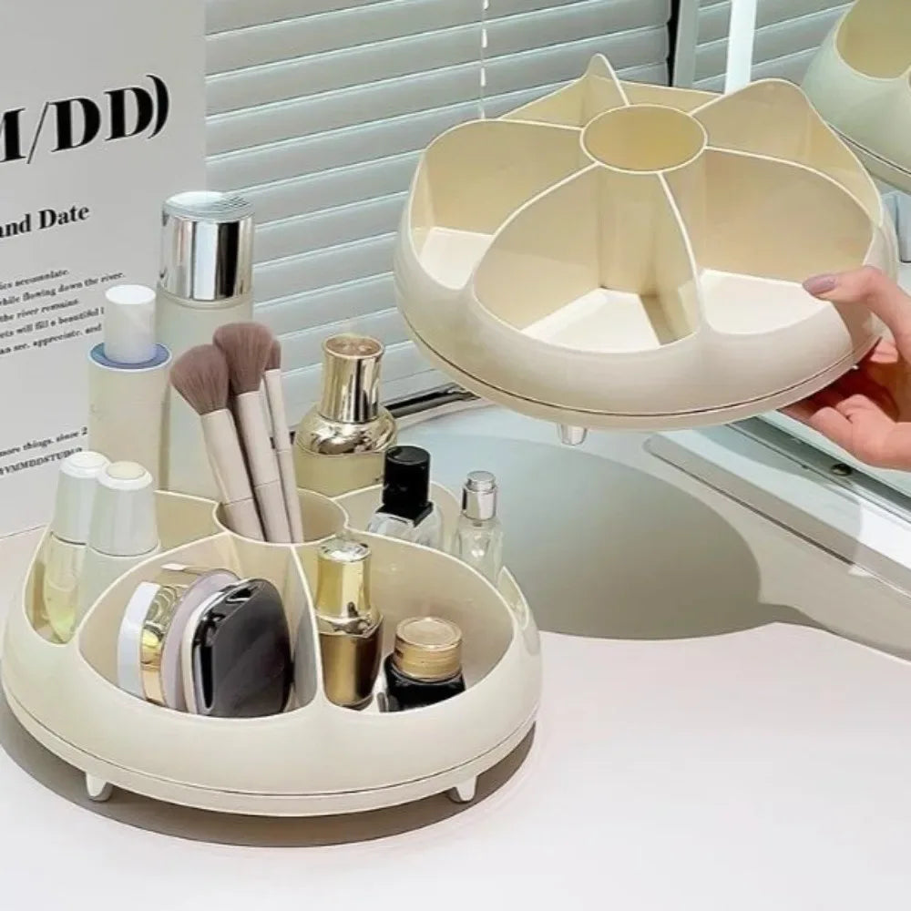 Rotating Cosmetic Storage Organizer – Large Capacity Makeup Holder