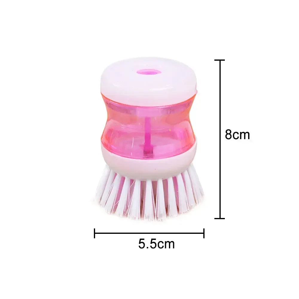 Soap Dispensing Dish Brush – Kitchen Cleaning Scrubber