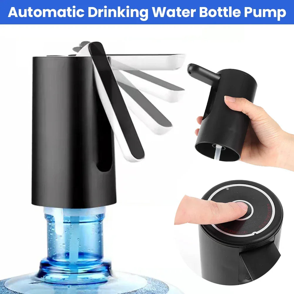 Rechargeable Water Bottle Pump – Automatic Portable Water Dispenser