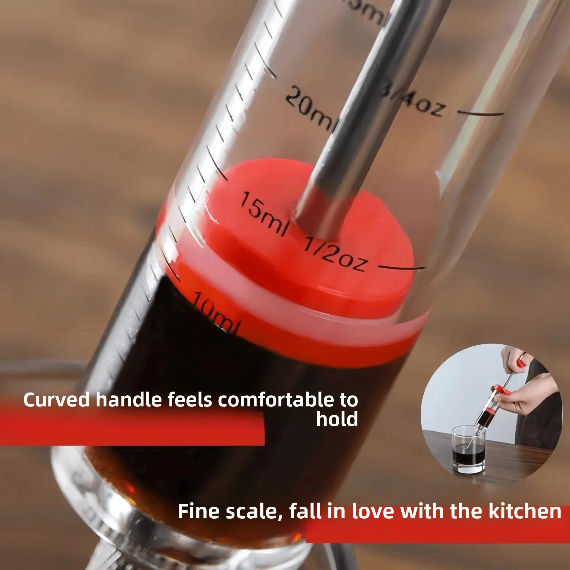 Stainless Steel Meat Marinating Injector