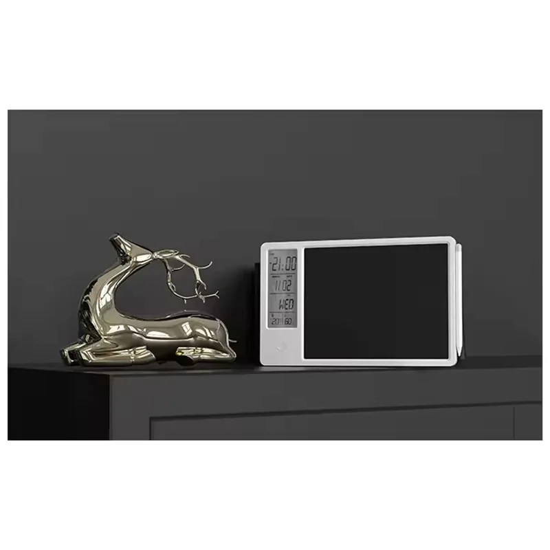 Desktop Writing Tablet with Clock & Temperature Display