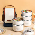 Japanese Multi-Layer Stainless Steel Bento Lunch Box