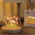 Artificial Tulip Night Lamp with Soft Glow Light