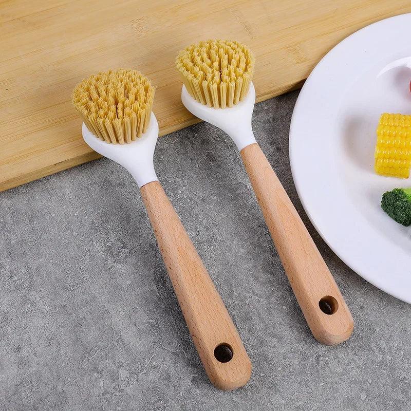 Long Handle Kitchen Pot Cleaning Brush