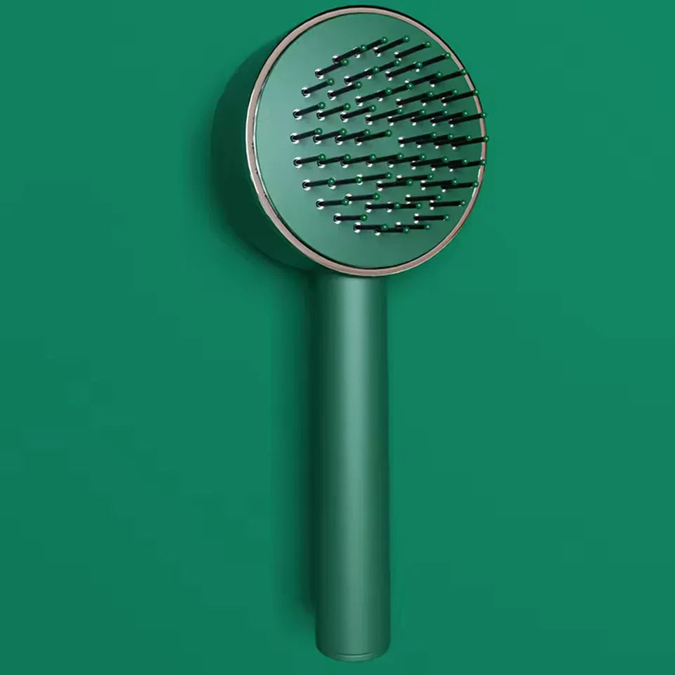 Massage Comb for Curly Hair – Cushion Detangling Brush for Women