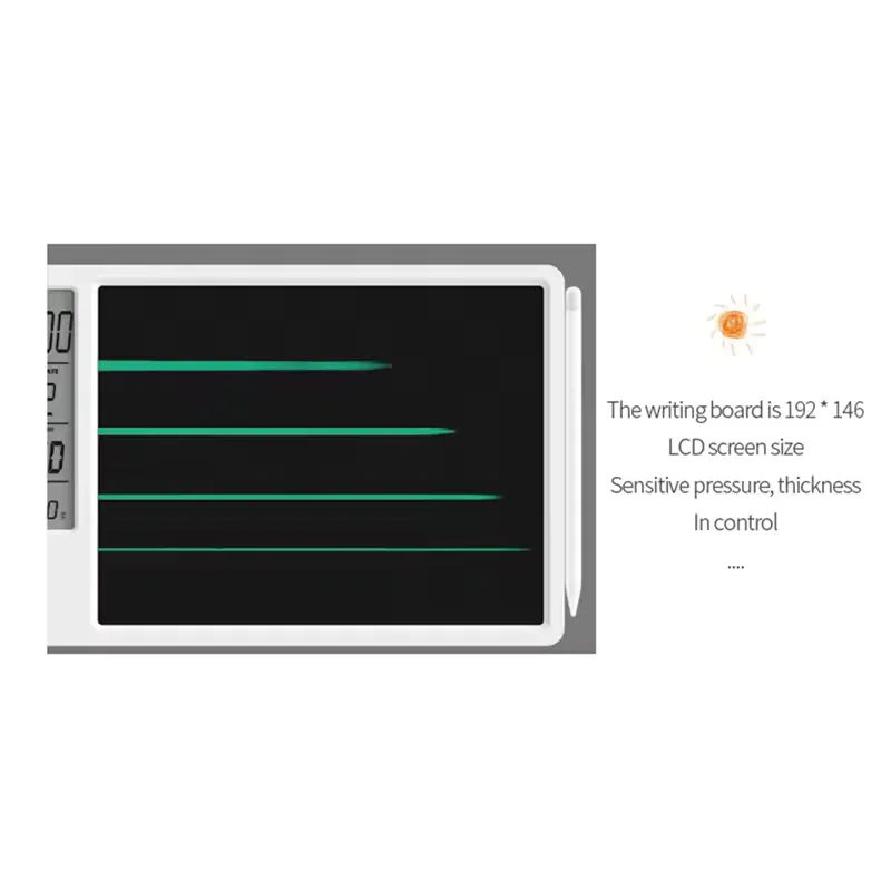Desktop Writing Tablet with Clock & Temperature Display