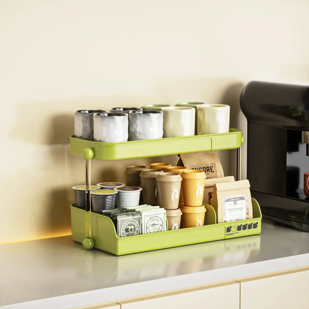 2-Tier Storage Organizer Rack