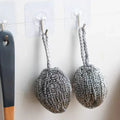 Pack of 2 Stainless Steel Wire Dishwashing Scrubber Balls