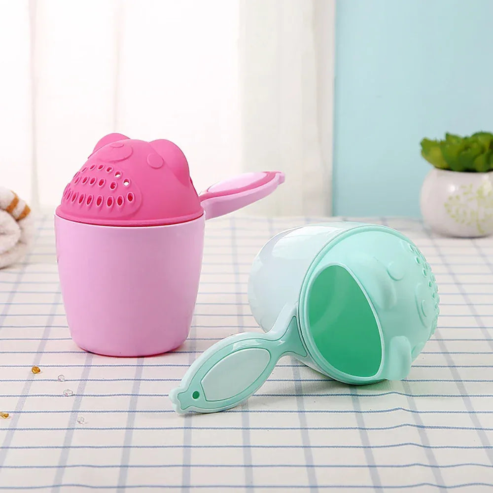 Cute Cartoon Baby Shampoo Cup – Kids Bath & Hair Washing Tool