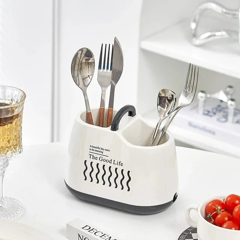 Kitchen Utensil & Cutlery Organizer Rack