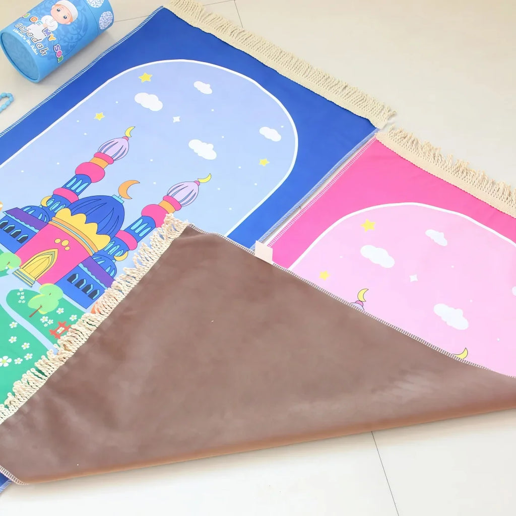Kid’s Prayer Mat & Storage Tube – Enchanted Prayer Set