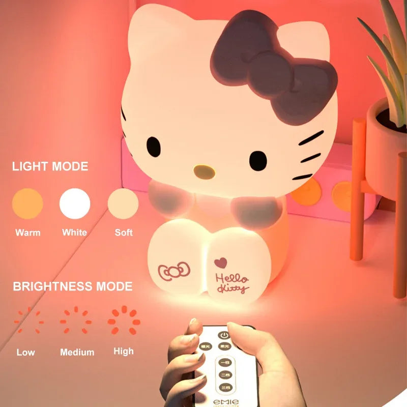 Hello Kitty Cute Night Lamp – Soft Ambient Light (small)