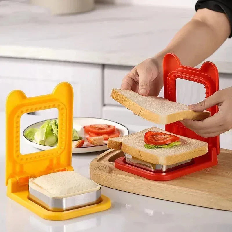 Sandwich Cutter & Sealer – Stainless Steel Crustless Pocket Maker