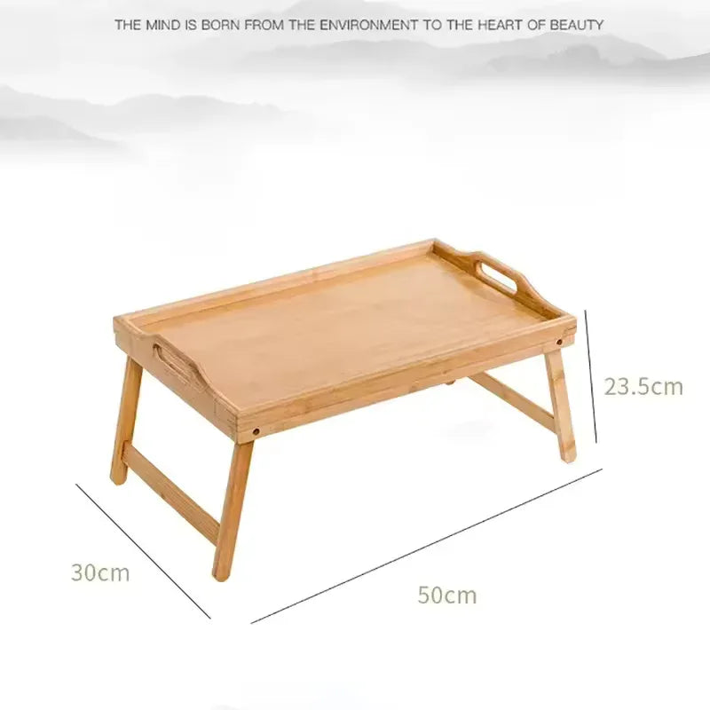 Bamboo Bed Tray – Laptop & Food Serving Table