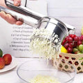 Stainless Steel Potato Masher & Juicer – Easy Clean