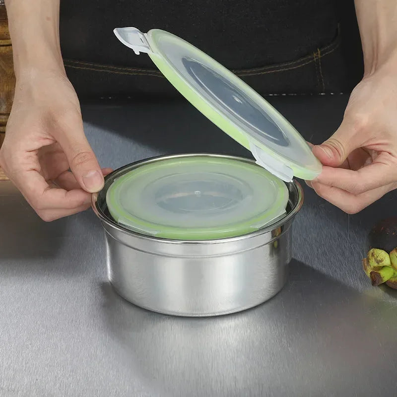 Stainless Steel Food Storage Box – 3-Piece Set