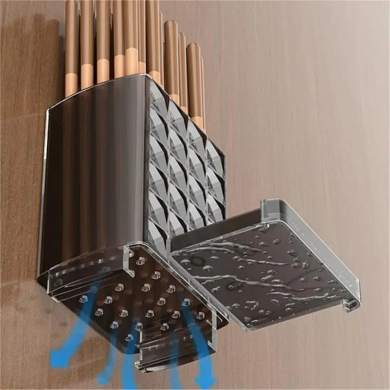 Wall-Mounted Storage Rack – Drillable & Self-Adhesive Organizer (Random)
