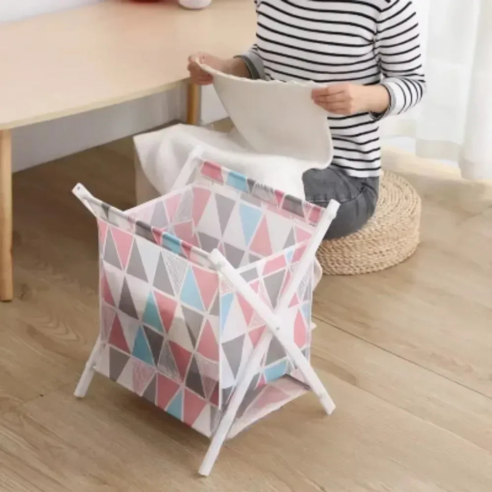Foldable Laundry Basket – Dirty Clothes Organizer (Each)
