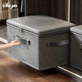 Premium Foldable Zipper Storage Box with Lock