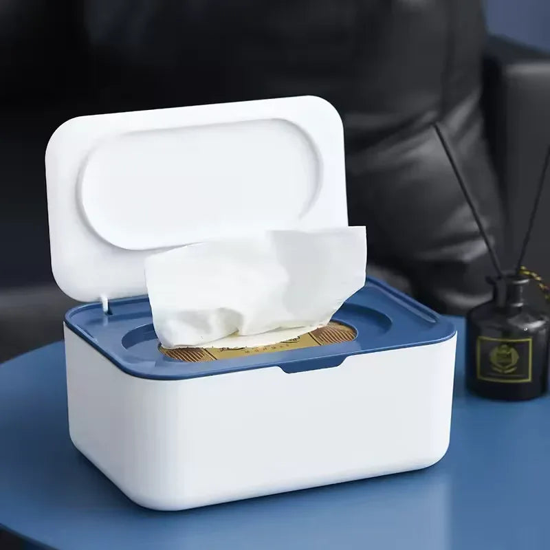 Wet Wipes Dispenser with Lid – Durable Tissue Case