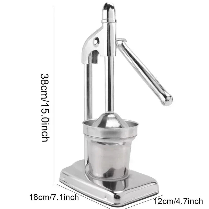 Stainless Steel Citrus Juicer – Heavy Duty Manual