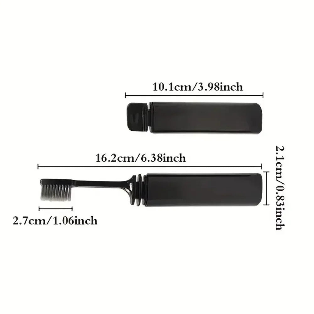 Portable Folding Travel Toothbrush – Compact & Hygienic