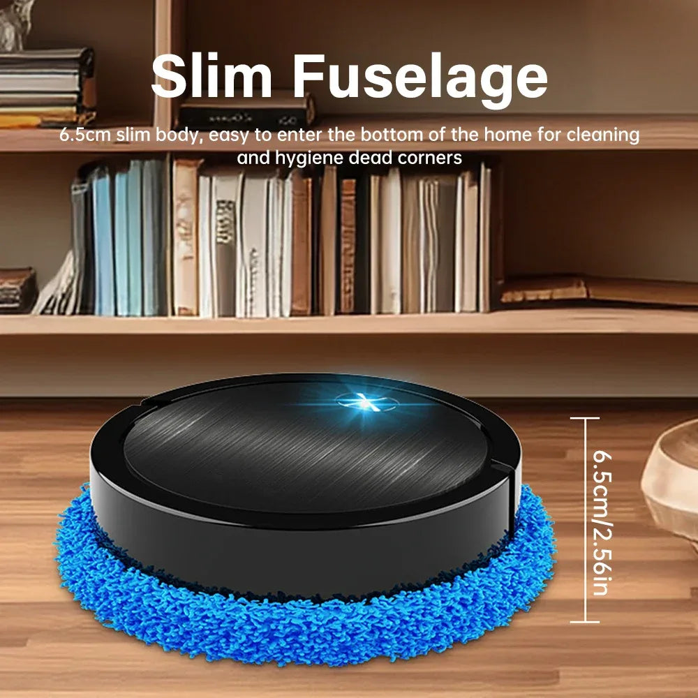 Smart Wet & Dry Floor Cleaning Robot with Auto Mop