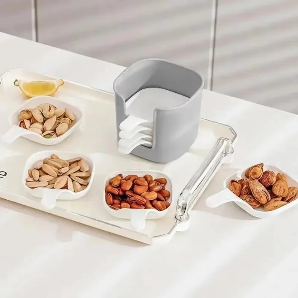 6-Pack Stackable Dipping Bowls with Easy-Grip Handles