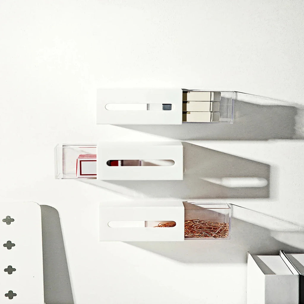 Punch-Free Makeup Cotton & Hair Clip Storage Box