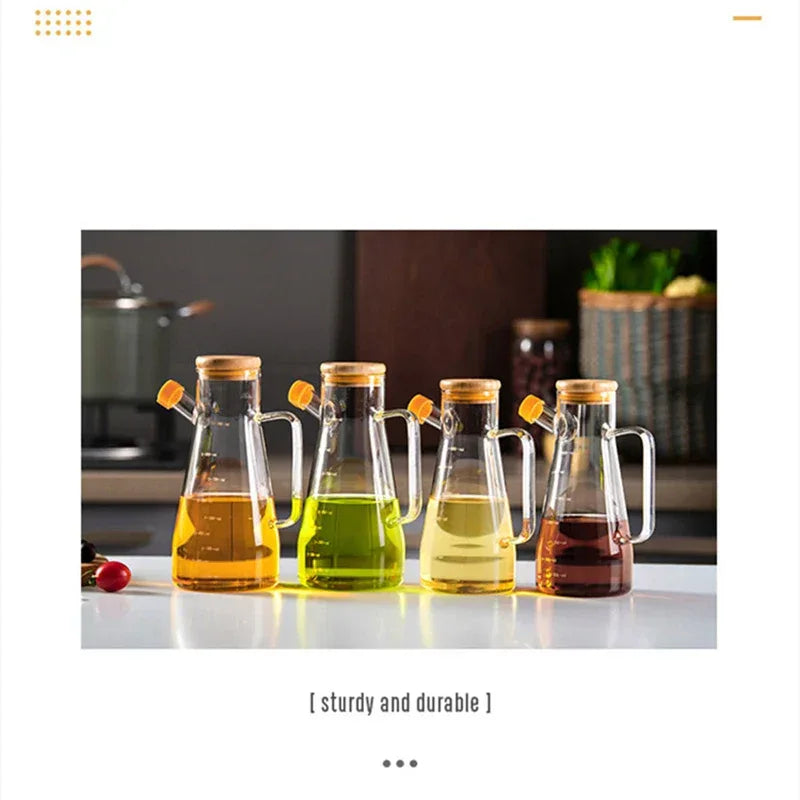 Oil Pouring Pot – Heat-Resistant Glass Seasoning Bottle