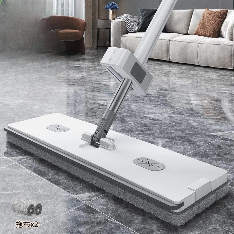 Flat Squeeze Mop & Foldable Bucket for Easy Cleaning