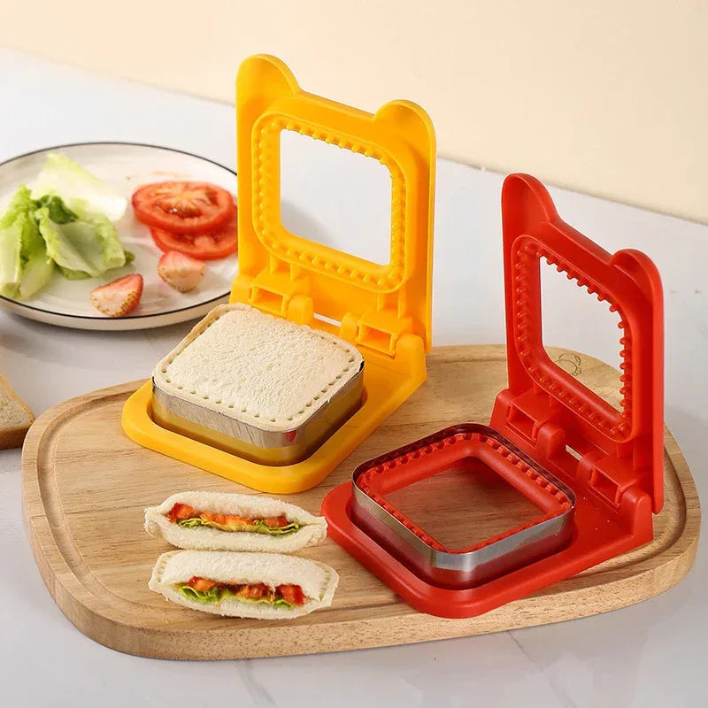 Sandwich Cutter & Sealer – Stainless Steel Crustless Pocket Maker