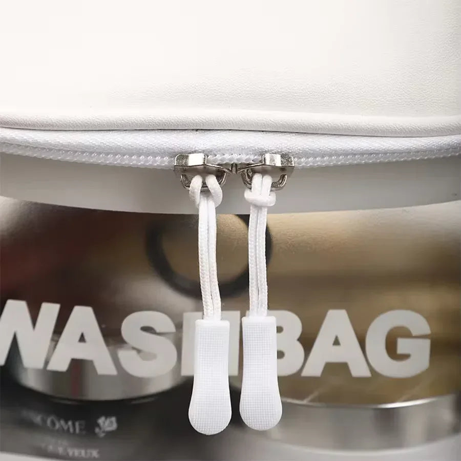 Large Capacity Cosmetic Bag – Waterproof Transparent PVC Travel Pouch